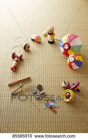 Traditional Japanese toys View Large Photo Image Stock Image - Traditional Japanese toys. Fotosearch