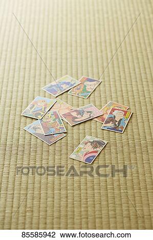 Stock Image - Traditional Japanese toys. Fotosearch