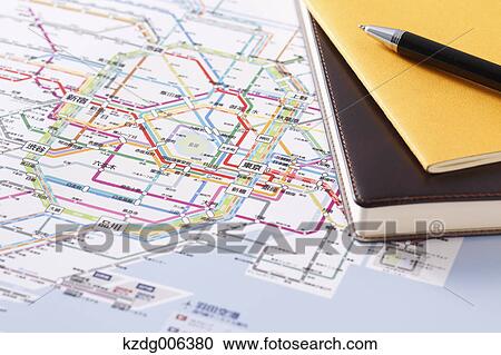 Stock Image - Travel map. Fotosearch