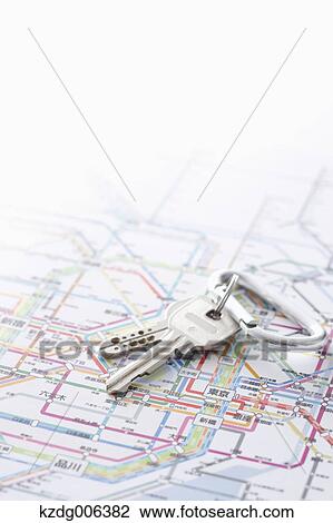 Stock Image - Travel map. Fotosearch