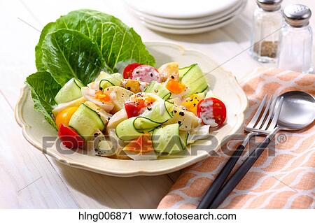 Vegetable salad View Large Photo Image Stock Image - Vegetable salad. Fotosearch