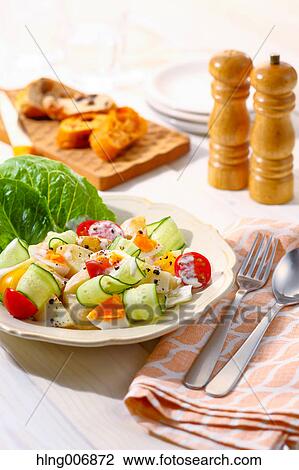 Stock Image - Vegetable salad. Fotosearch