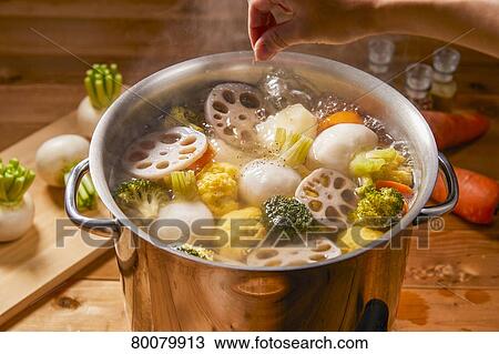 Stock Image - Vegetable stew. Fotosearch