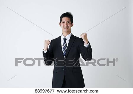 Stock Photo - Young Japanese businessman. Fotosearch