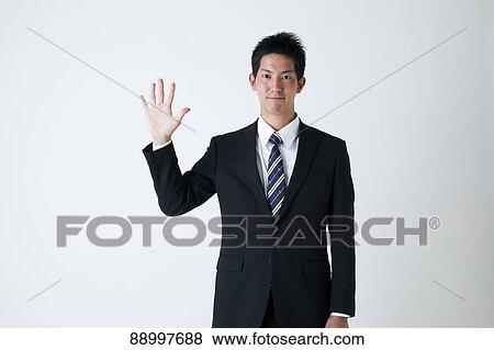 Stock Photo - Young Japanese businessman. Fotosearch