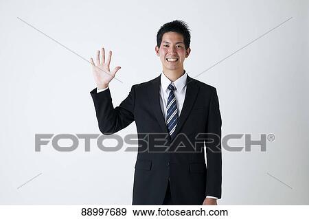 Stock Photo - Young Japanese businessman. Fotosearch