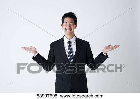 Young Japanese businessman View Large Photo Image Stock Photography - Young Japanese businessman. Fotosearch
