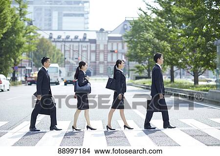 Young Japanese businesspeople View Large Photo Image Picture - Young Japanese businesspeople. Fotosearch