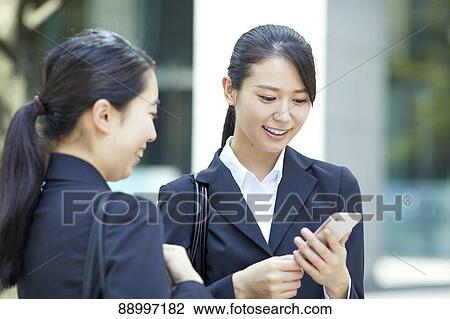 Young Japanese businesspeople View Large Photo Image Stock Image - Young Japanese businesspeople. Fotosearch