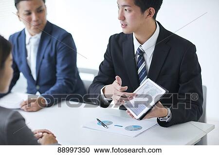 Young Japanese businesspeople View Large Photo Image Stock Image - Young Japanese businesspeople. Fotosearch