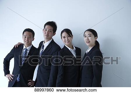 Young Japanese businesspeople View Large Photo Image Stock Image - Young Japanese businesspeople. Fotosearch