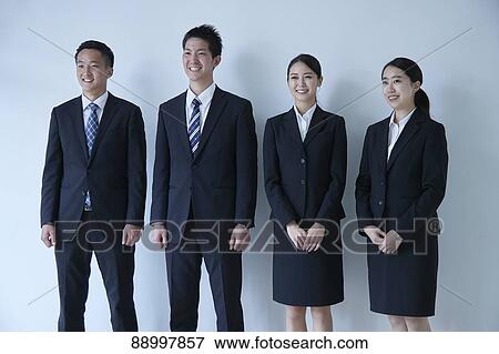 Young Japanese businesspeople View Large Photo Image Stock Photo - Young Japanese businesspeople. Fotosearch