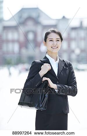 Picture - Young Japanese businesswoman. Fotosearch