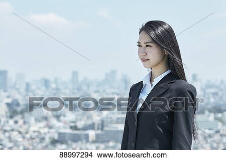 Young Japanese businesswoman View Large Photo Image Picture - Young Japanese businesswoman. Fotosearch