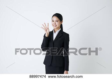Young Japanese businesswoman View Large Photo Image Picture - Young Japanese businesswoman. Fotosearch