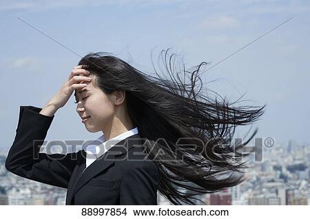 Young Japanese businesswoman View Large Photo Image Picture - Young Japanese businesswoman. Fotosearch