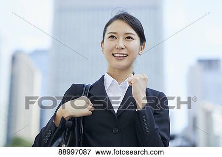 Young Japanese businesswoman View Large Photo Image Stock Photo - Young Japanese businesswoman. Fotosearch