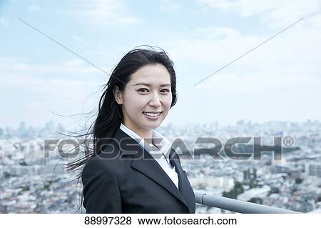 Young Japanese businesswoman View Large Photo Image Stock Photo - Young Japanese businesswoman. Fotosearch