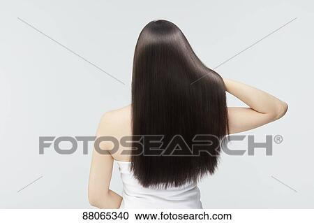 Young Japanese model with beautiful hair View Large Photo Image Stock Image - Young Japanese model with beautiful hair. Fotosearch