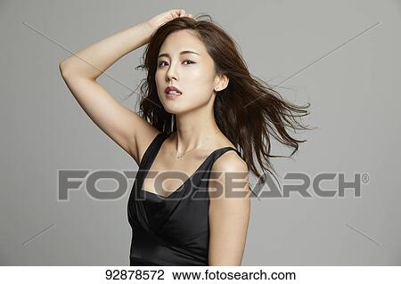 Attractive Japanese woman beauty portrait View Large Photo Image Stock Image - Attractive Japanese woman beauty portrait. Fotosearch