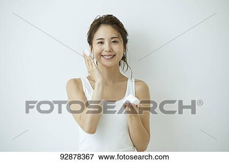 Attractive Japanese woman beauty portrait View Large Photo Image Stock Photo - Attractive Japanese woman beauty portrait. Fotosearch