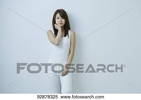 Attractive Japanese woman beauty portrait View Large Photo Image Stock Photography - Attractive Japanese woman beauty portrait. Fotosearch