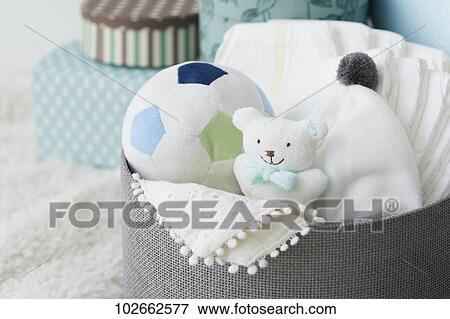 Stock Photo - Baby goods. Fotosearch
