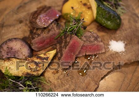 Picture - Beef steak. Fotosearch