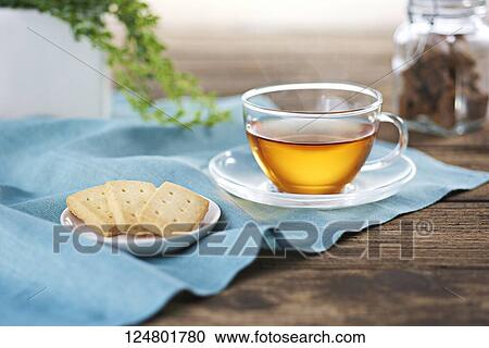 Stock Image - Black tea. Fotosearch