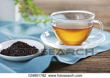Stock Image - Black tea. Fotosearch