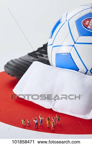 Stock Image - Blind football. Fotosearch