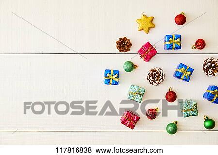 Stock Photo - Christmas decorations. Fotosearch