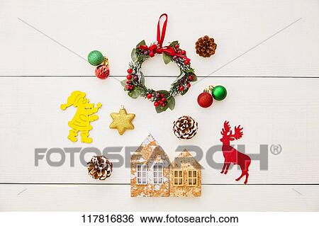 Stock Photograph - Christmas decorations. Fotosearch