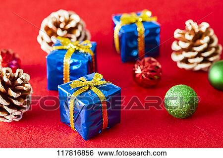 Stock Photograph - Christmas decorations. Fotosearch