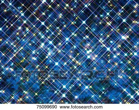 Stock Image - Christmas illuminations. Fotosearch