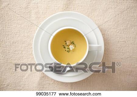 Stock Photo - Corn soup. Fotosearch