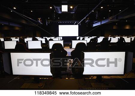 E-gaming venue View Large Photo Image Stock Photography - E-gaming venue. Fotosearch