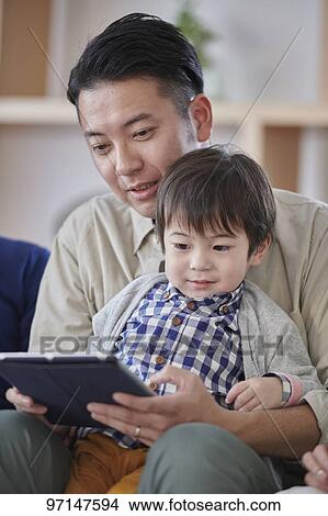Father and kid View Large Photo Image Picture - Father and kid. Fotosearch