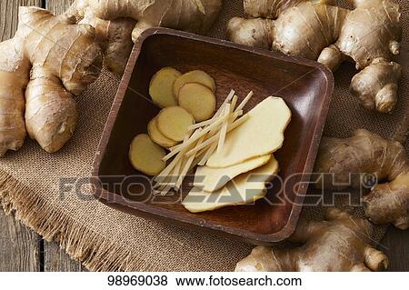 Stock Photo - Ginger root. Fotosearch