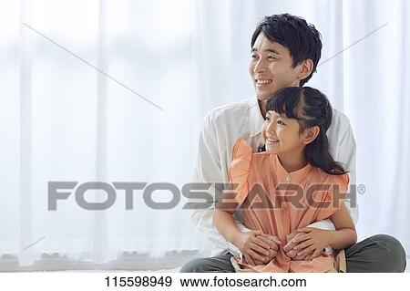 Happy Japanese family View Large Photo Image Stock Photo - Happy Japanese family. Fotosearch
