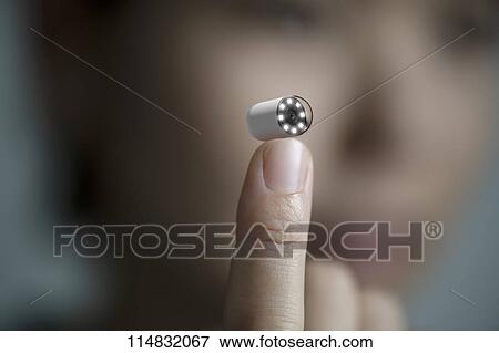 Stock Photo - High-tech medical capsule. Fotosearch