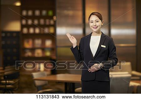 Stock Image - Hotel concierge. Fotosearch