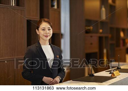 Stock Image - Hotel concierge. Fotosearch
