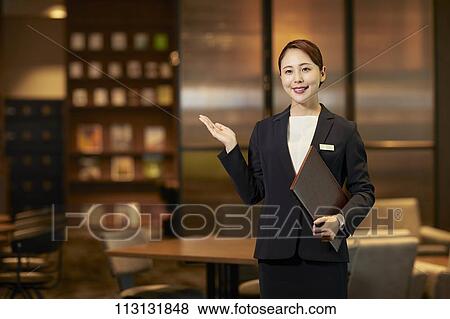 Stock Photo - Hotel concierge. Fotosearch