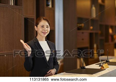 Stock Photography - Hotel concierge. Fotosearch