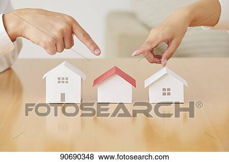 Stock Photo - House insurance. Fotosearch
