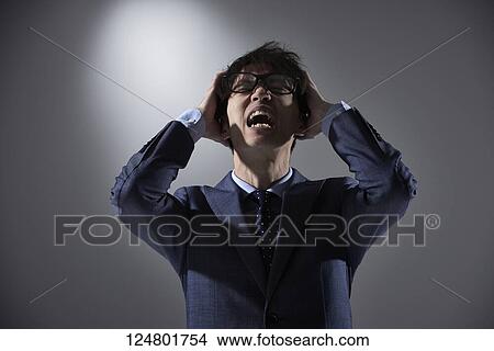Japanese businessman studio portrait View Large Photo Image Picture - Japanese businessman studio portrait. Fotosearch