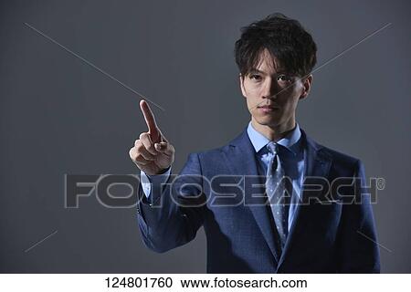 Japanese businessman studio portrait View Large Photo Image Stock Image - Japanese businessman studio portrait. Fotosearch