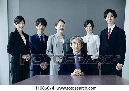 Japanese businesspeople View Large Photo Image Picture - Japanese businesspeople. Fotosearch