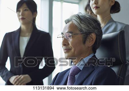 Japanese businesspeople View Large Photo Image Picture - Japanese businesspeople. Fotosearch